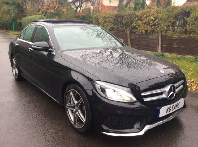 Mercedes-Benz C Class 2.1 C300h AMG Line Premium 4dr Auto Saloon Diesel / Electric Hybrid Black