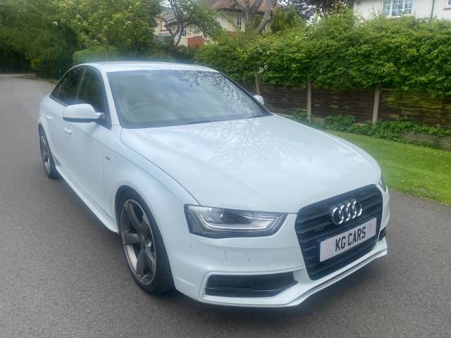 Audi A4 2.0 TDI 177 Quattro Black Edition 4dr Saloon Diesel White