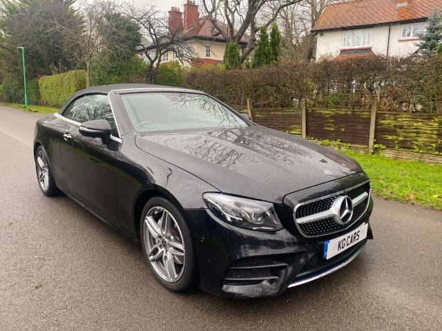 Mercedes-Benz E Class 2.0 E220d AMG Line 2dr 9G-Tronic Convertible Diesel Black